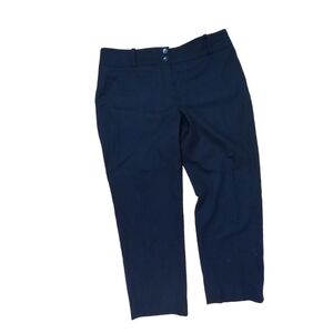 TALBOTS Wool Stretch Black Lined Trousers Size 16